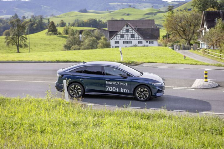 A tisztán elektromos ID.7 Pro S 794 km-t tett meg egyetlen töltéssel